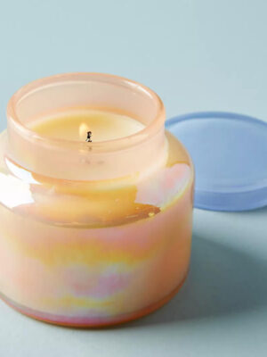 Mini Blue Jar Candle